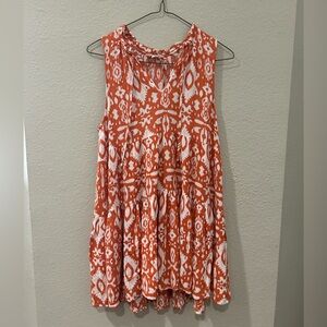 BB Dakota by Steve Madden Orange Bohemian Dress